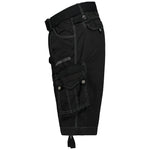 Load image into Gallery viewer, GEOGRAPHICAL NORWAY black cotton Shorts
