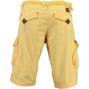 GEOGRAPHICAL NORWAY yellow cotton Shorts