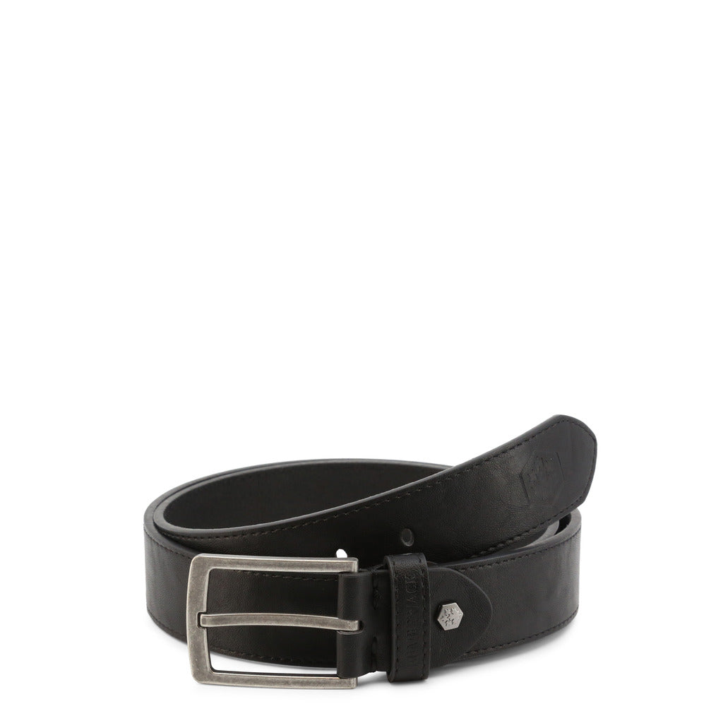 LUMBERJACK black faux leather Belt