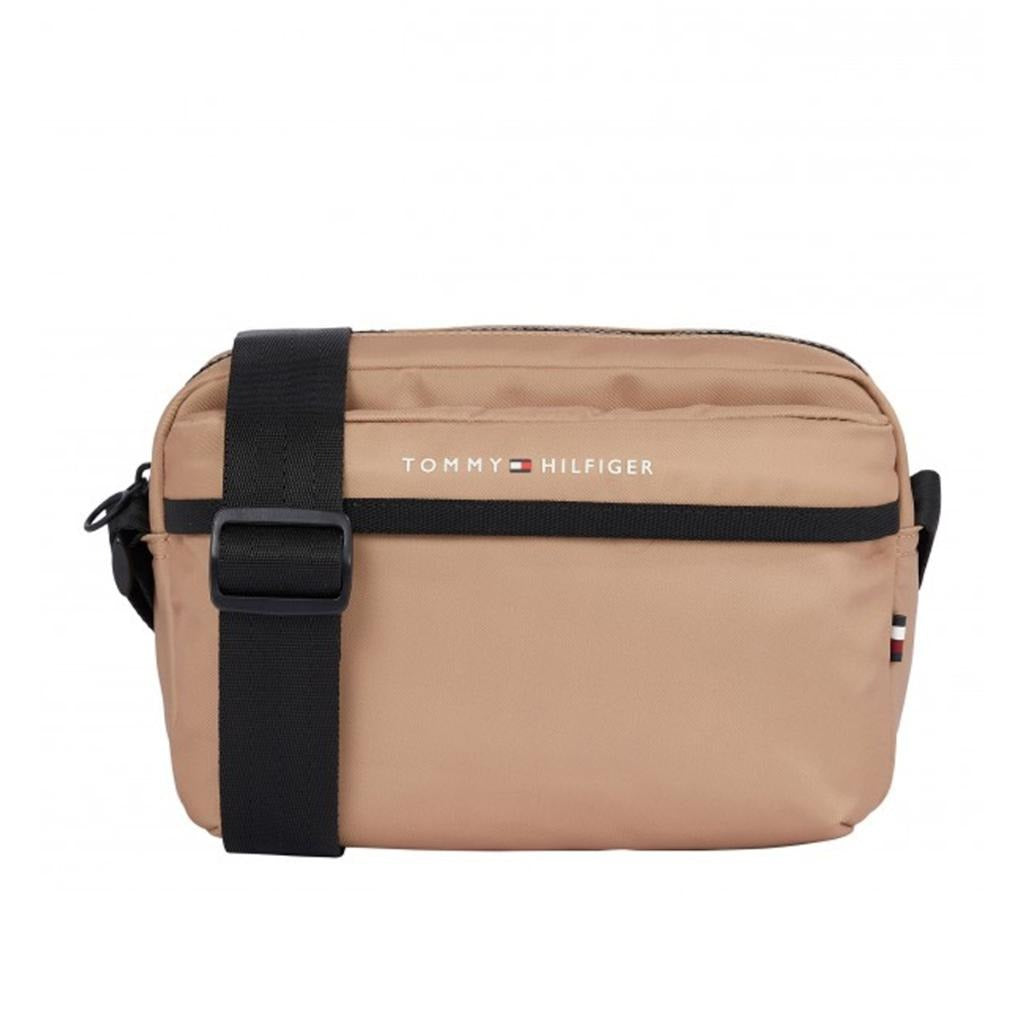 TOMMY HILFIGER brown polyester Messenger Bag