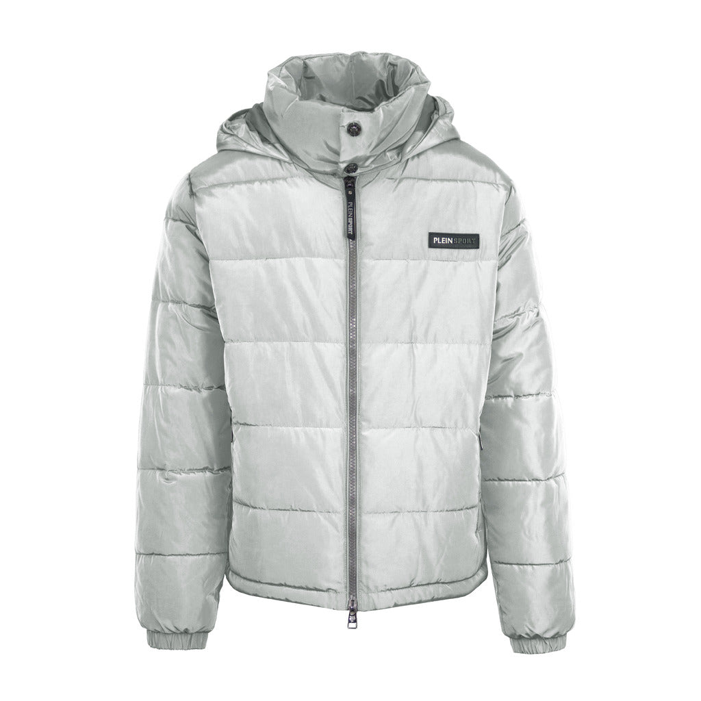 Plein Sport white/grey polyester Down Jacket