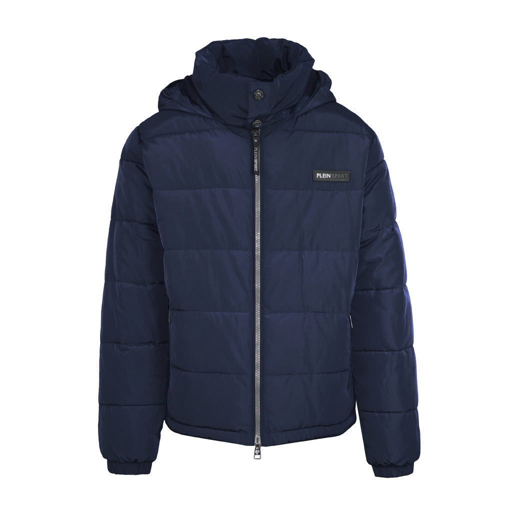 Plein Sport blue polyester Down Jacket