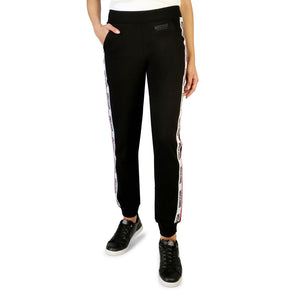 MOSCHINO black cotton Joggers