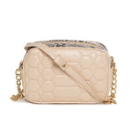 Load image into Gallery viewer, Cavalli Class beige leather Shoulder Bag
