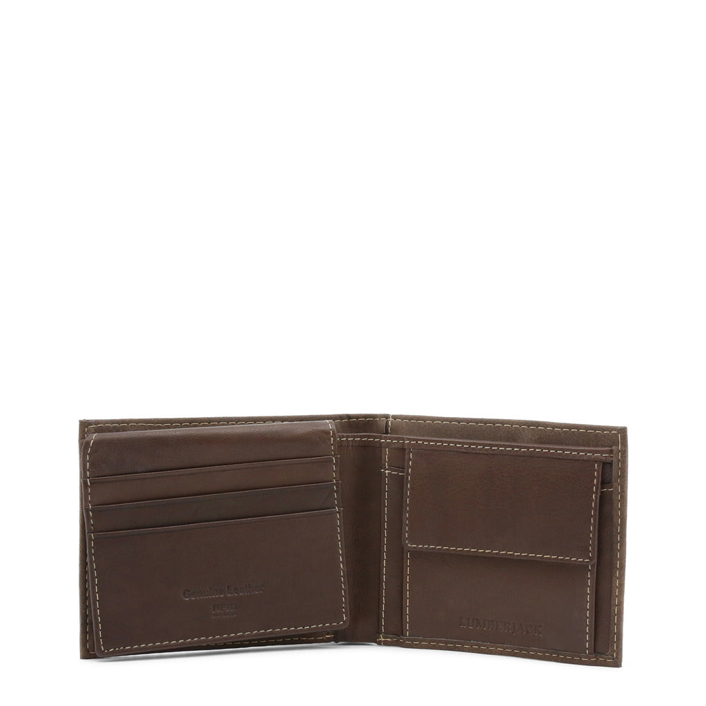 LUMBERJACK brown faux leather Wallet