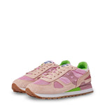 Load image into Gallery viewer, SAUCONY SHADOW pink/green fabric Sneakers
