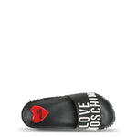 Load image into Gallery viewer, LOVE MOSCHINO black polyurethane Sandals
