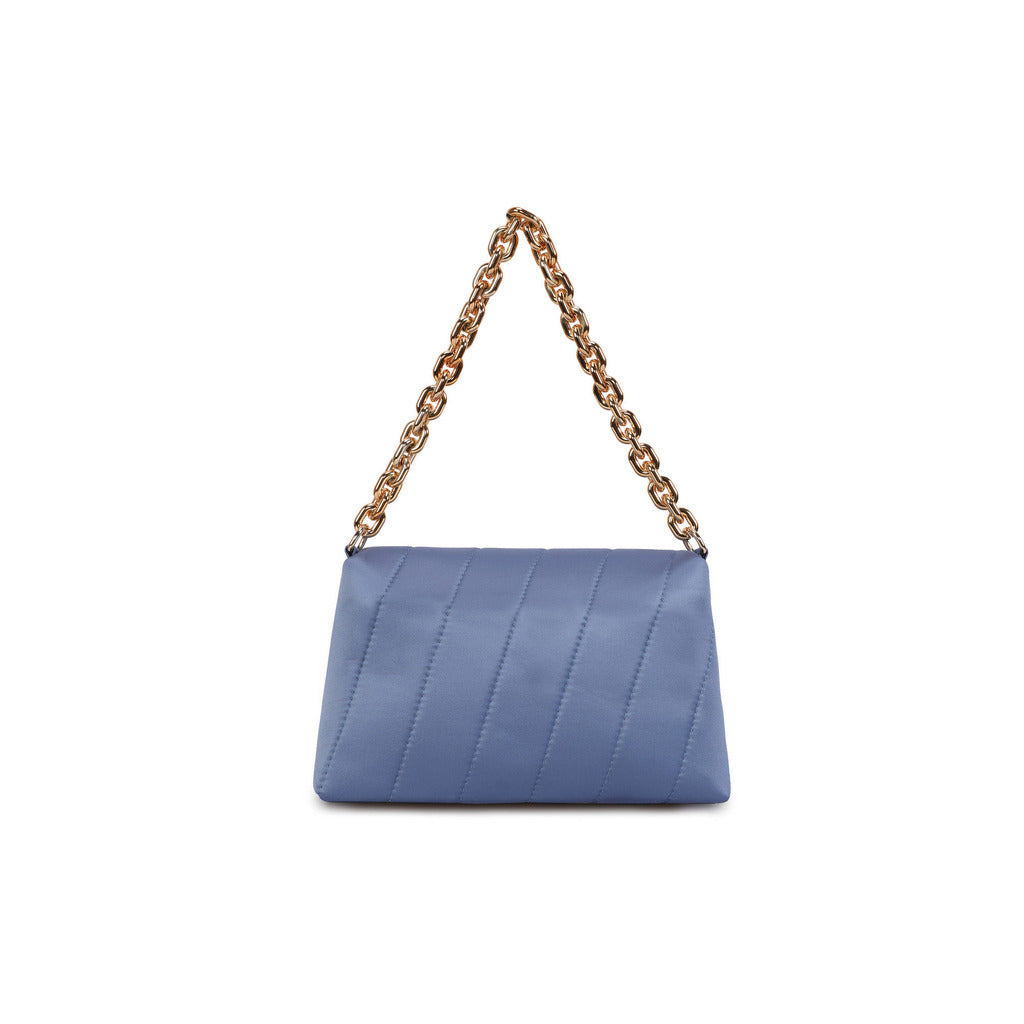 LUCKY BEES blue faux leather Shoulder Bag