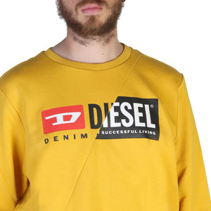 DIESEL S GIRK CUTY yellow cotton Sweatshirt