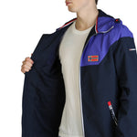 Load image into Gallery viewer, GEOGRAPHICAL NORWAY navy blue polyamide Outerwear Jacket
