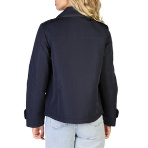 GEOX navy blue polyester Outerwear Jacket