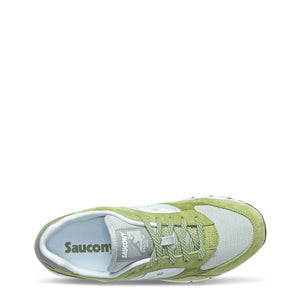 SAUCONY SHADOW 6000 white/green fabric Sneakers