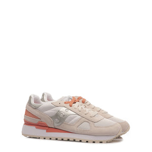 SAUCONY SHADOW pink/silver fabric Sneakers