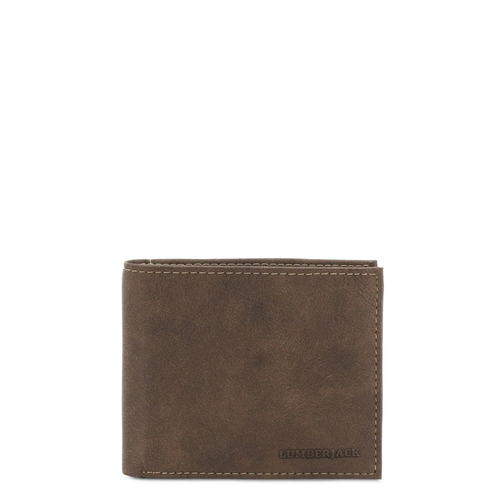 LUMBERJACK brown faux leather Wallet