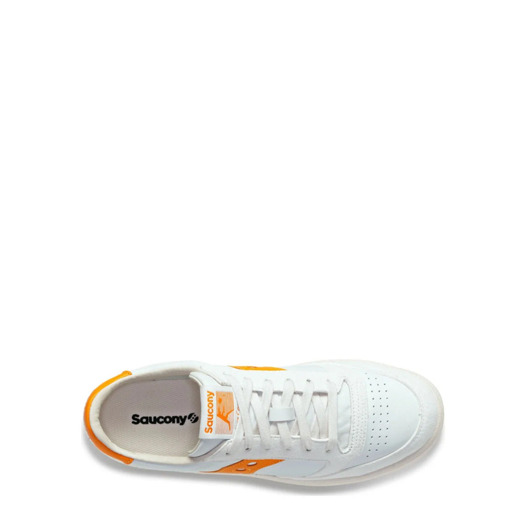SAUCONY JAZZ COURT white/orange fabric Sneakers