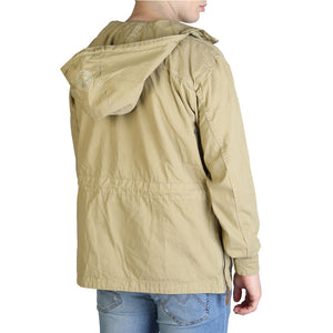 GEOGRAPHICAL NORWAY beige cotton Outerwear Jacket