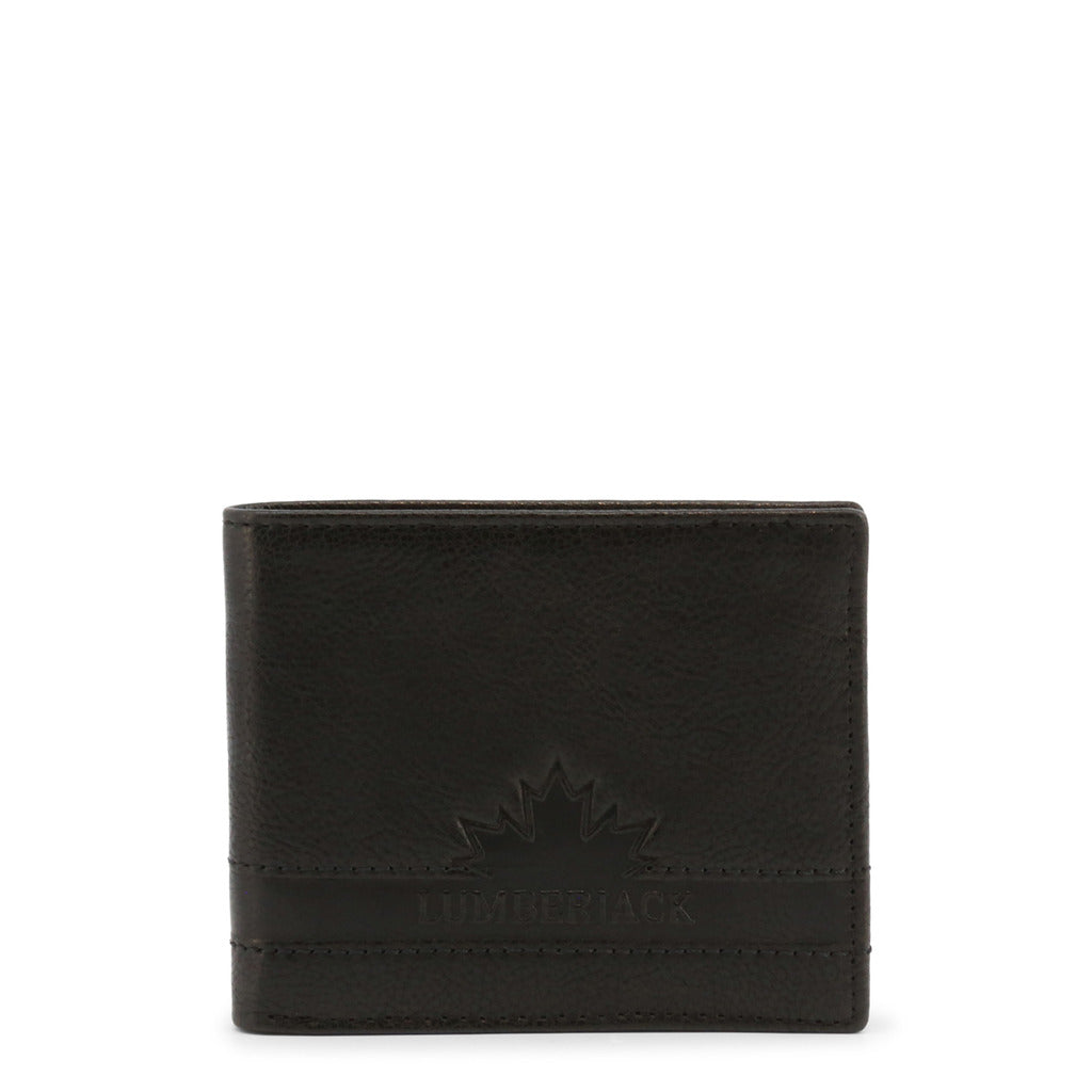 LUMBERJACK black faux leather Wallet