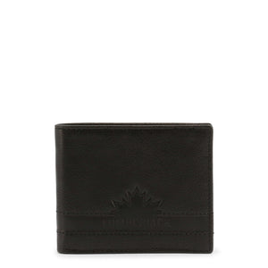 LUMBERJACK black faux leather Wallet