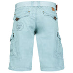 Load image into Gallery viewer, GEOGRAPHICAL NORWAY light blue cotton Shorts
