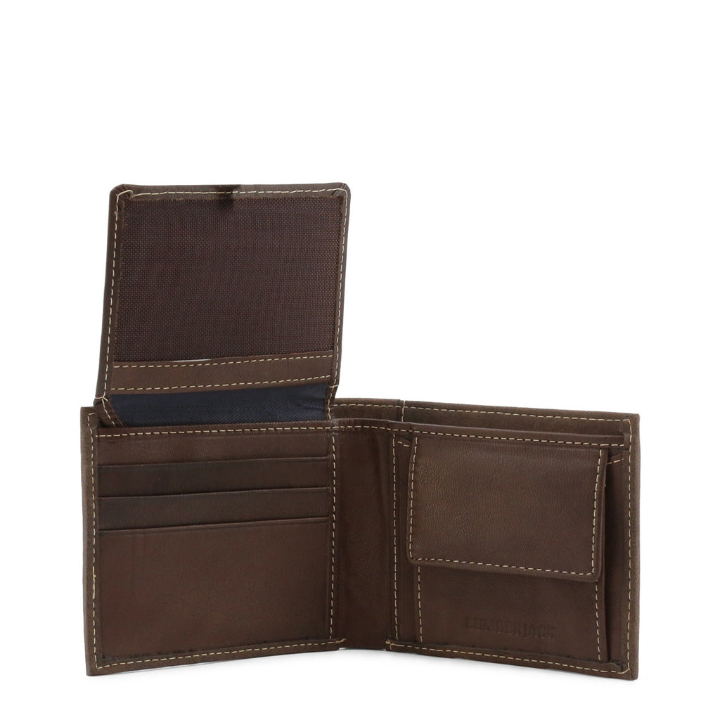 LUMBERJACK brown faux leather Wallet