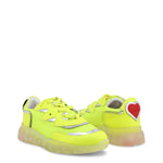 Load image into Gallery viewer, LOVE MOSCHINO yellow faux leather Sneakers
