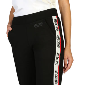 MOSCHINO black cotton Joggers