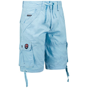 GEOGRAPHICAL NORWAY light blue cotton Shorts