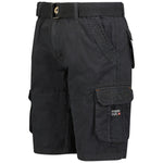 Load image into Gallery viewer, GEOGRAPHICAL NORWAY black cotton Shorts
