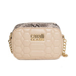 Load image into Gallery viewer, Cavalli Class beige leather Shoulder Bag
