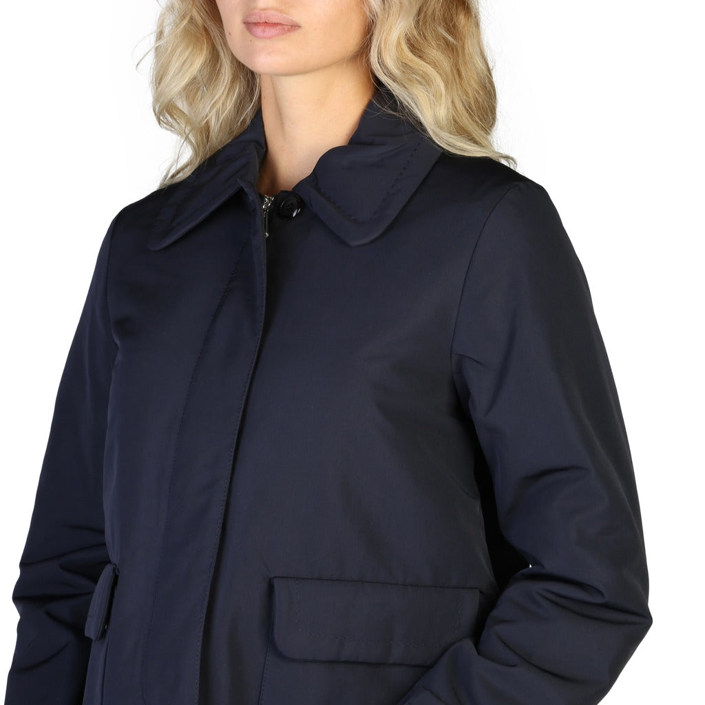 GEOX navy blue polyester Outerwear Jacket