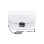 Load image into Gallery viewer, EGON VON FURSTENBERG white polyurethane Shoulder Bag
