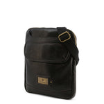 Load image into Gallery viewer, LUMBERJACK black faux leather Messenger Bag
