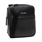 Load image into Gallery viewer, CALVIN KLEIN black polyurethane Messenger Bag
