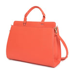 Load image into Gallery viewer, EGON VON FURSTENBERG orange polyurethane Handbag

