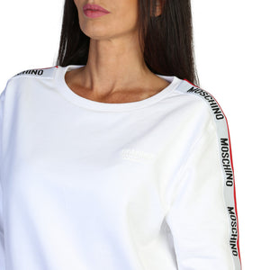 MOSCHINO white cotton Sweatshirt