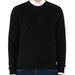 Load image into Gallery viewer, 100% Cashmere black cashmere Sweater
