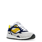 Load image into Gallery viewer, SAUCONY SHADOW 6000 grey/blue/yellow fabric Sneakers
