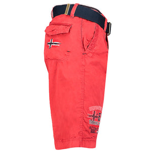 GEOGRAPHICAL NORWAY red cotton Shorts