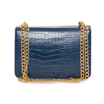 Load image into Gallery viewer, EGON VON FURSTENBERG blue polyurethane Shoulder Bag
