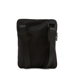 LUMBERJACK black polyester Messenger Bag