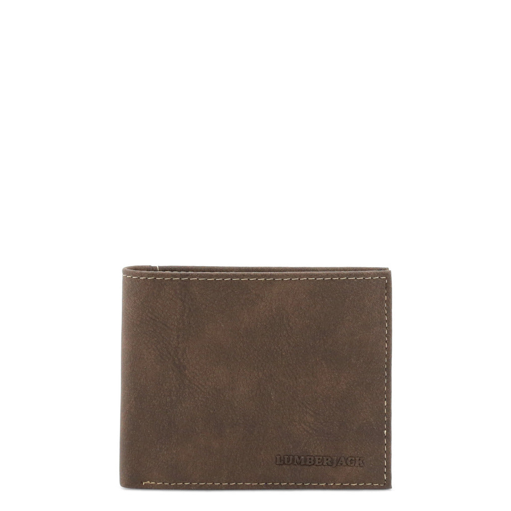 LUMBERJACK brown faux leather Wallet