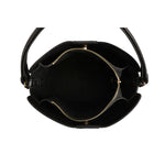 Load image into Gallery viewer, LUCKY BEES black faux leather Handbag
