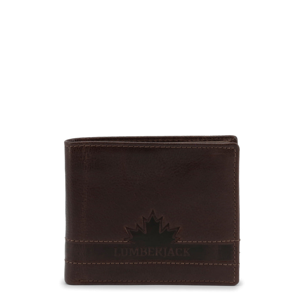 LUMBERJACK brown synthetic fibers Wallet