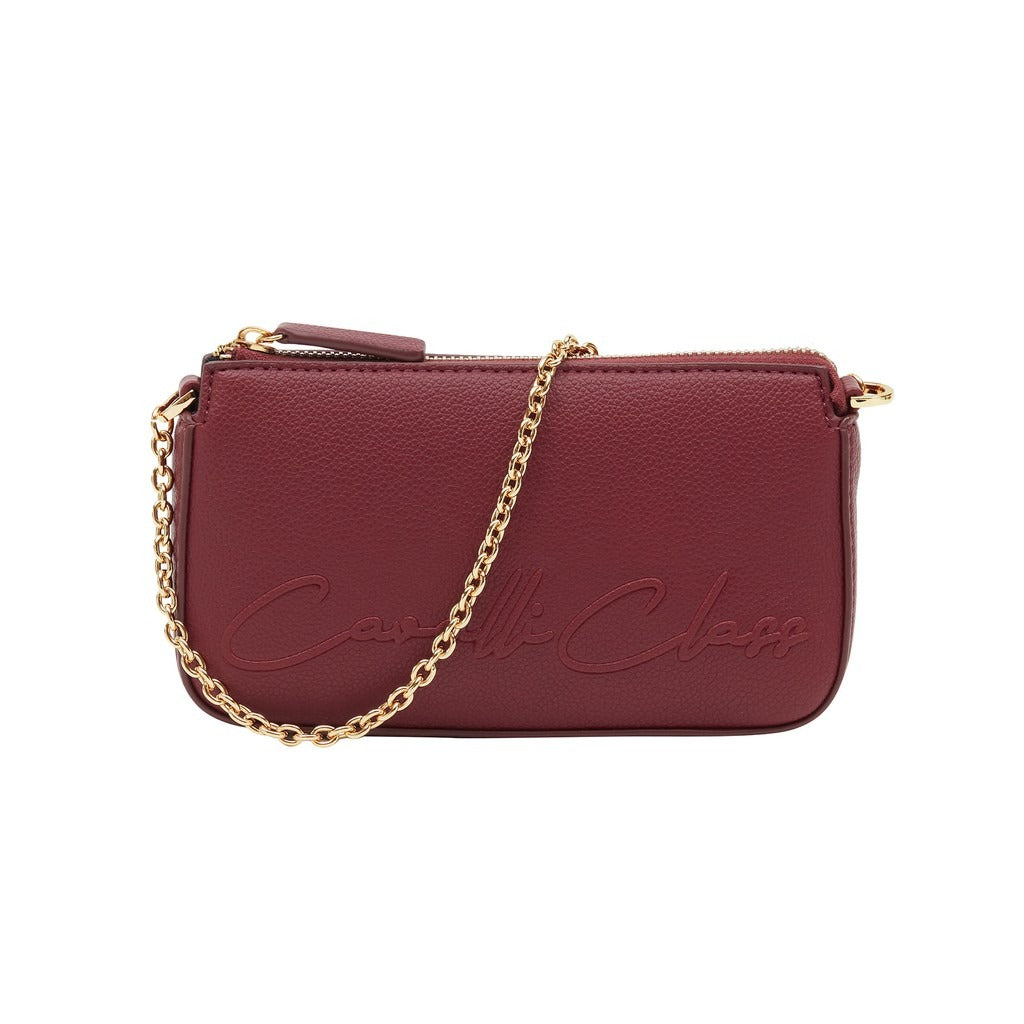 Cavalli Class red polyurethane Shoulder Bag