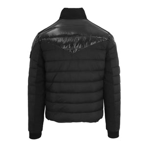 PLEIN SPORT BLACK POLYESTER DOWN JACKET