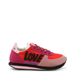 Load image into Gallery viewer, LOVE MOSCHINO red/pink faux leather Sneakers
