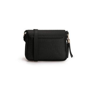 LUCKY BEES black faux leather Shoulder Bag