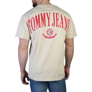 TOMMY HILFIGER beige/red cotton T-Shirt
