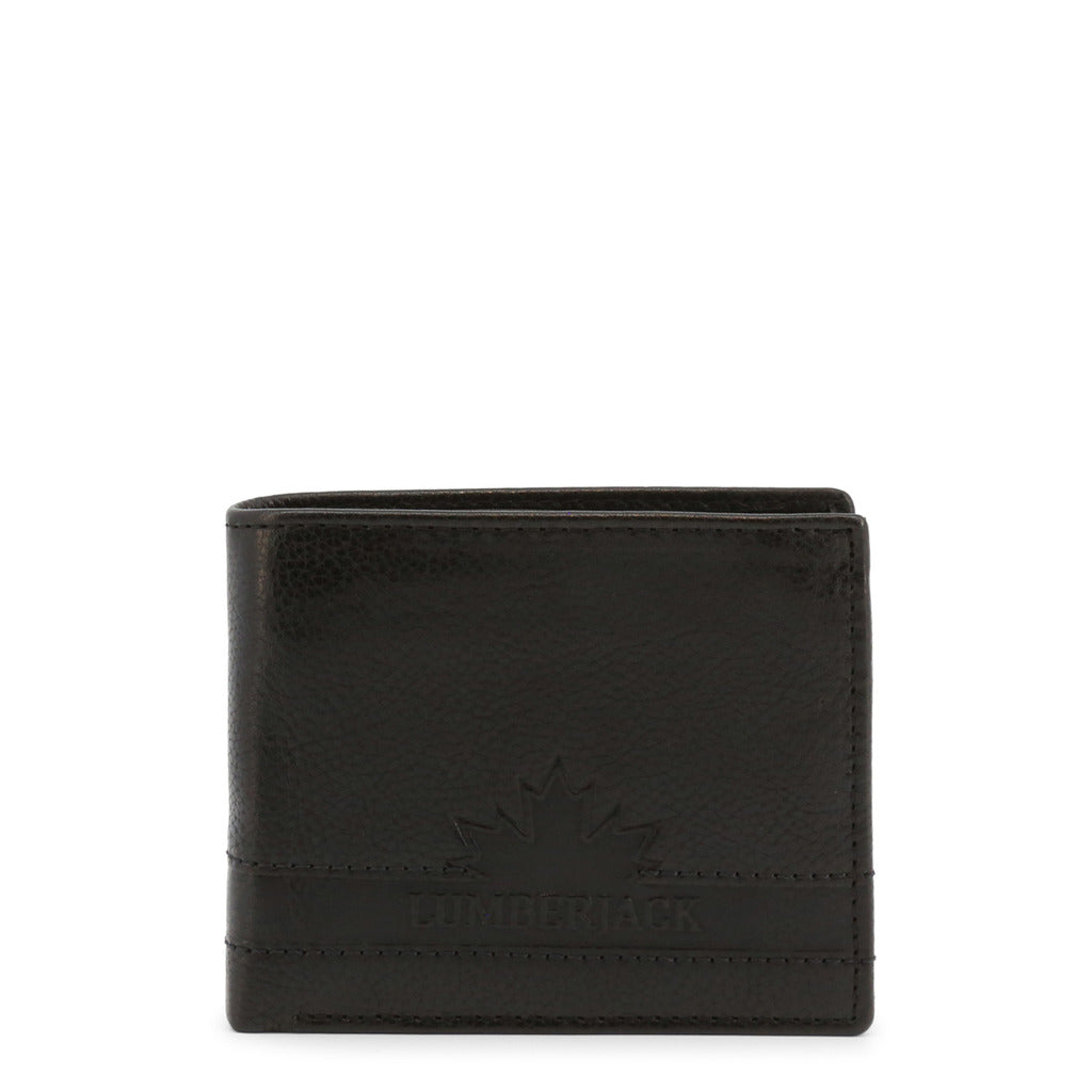 LUMBERJACK black faux leather Wallet