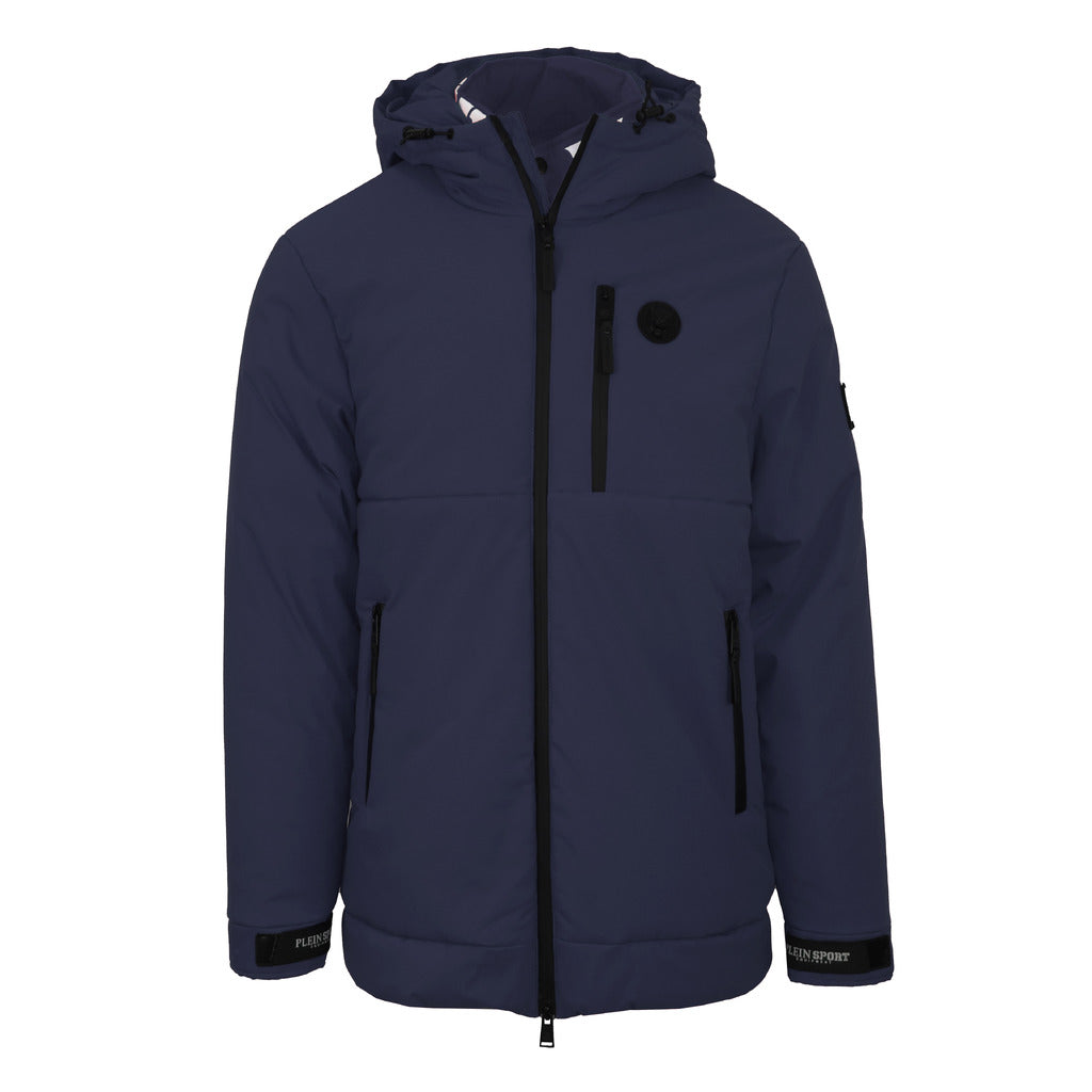 Plein Sport blue polyester Down Jacket